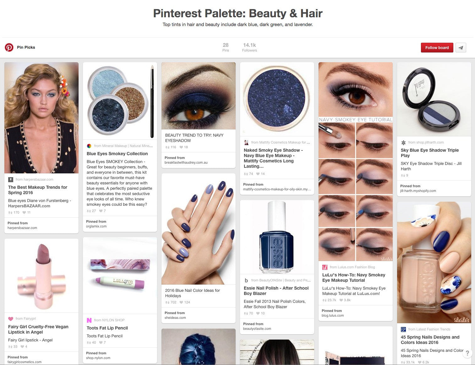 Beauty Trend report: What’s popular on Pinterest this month