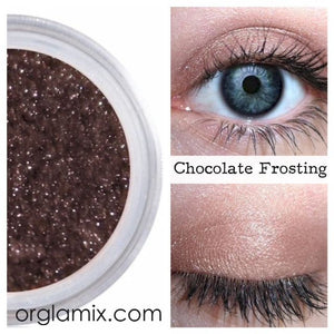Chocolate Frosting Eyeshadow - Cruelty Free Makeup, Best Mineral Makeup, Natural Beauty Products, Orglamix