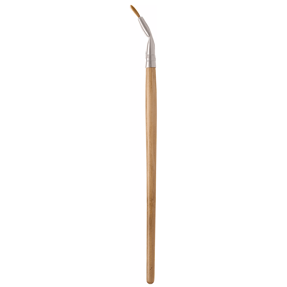 Eco Chic Bent Eyeliner Makeup Brush - Cruelty Free Makeup, Best Mineral Makeup, Natural Beauty Products, Orglamix