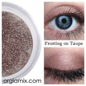 Frosting on Taupe Eyeshadow - Cruelty Free Makeup, Best Mineral Makeup, Natural Beauty Products, Orglamix