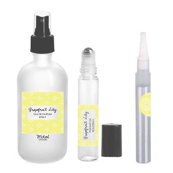 Grapefruit Lily Perfume - Cruelty Free Makeup, Best Mineral Makeup, Natural Beauty Products, Orglamix