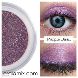 Purple Basil Eyeshadow - Cruelty Free Makeup, Best Mineral Makeup, Natural Beauty Products, Orglamix
