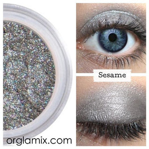 Sesame Eyeshadow - Cruelty Free Makeup, Best Mineral Makeup, Natural Beauty Products, Orglamix