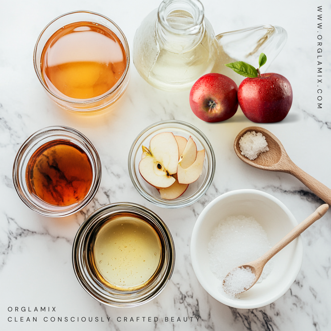 DIY Apple Cider Vinegar Clarifying Detox Treatment for Hair & Skin | Orglamix.com