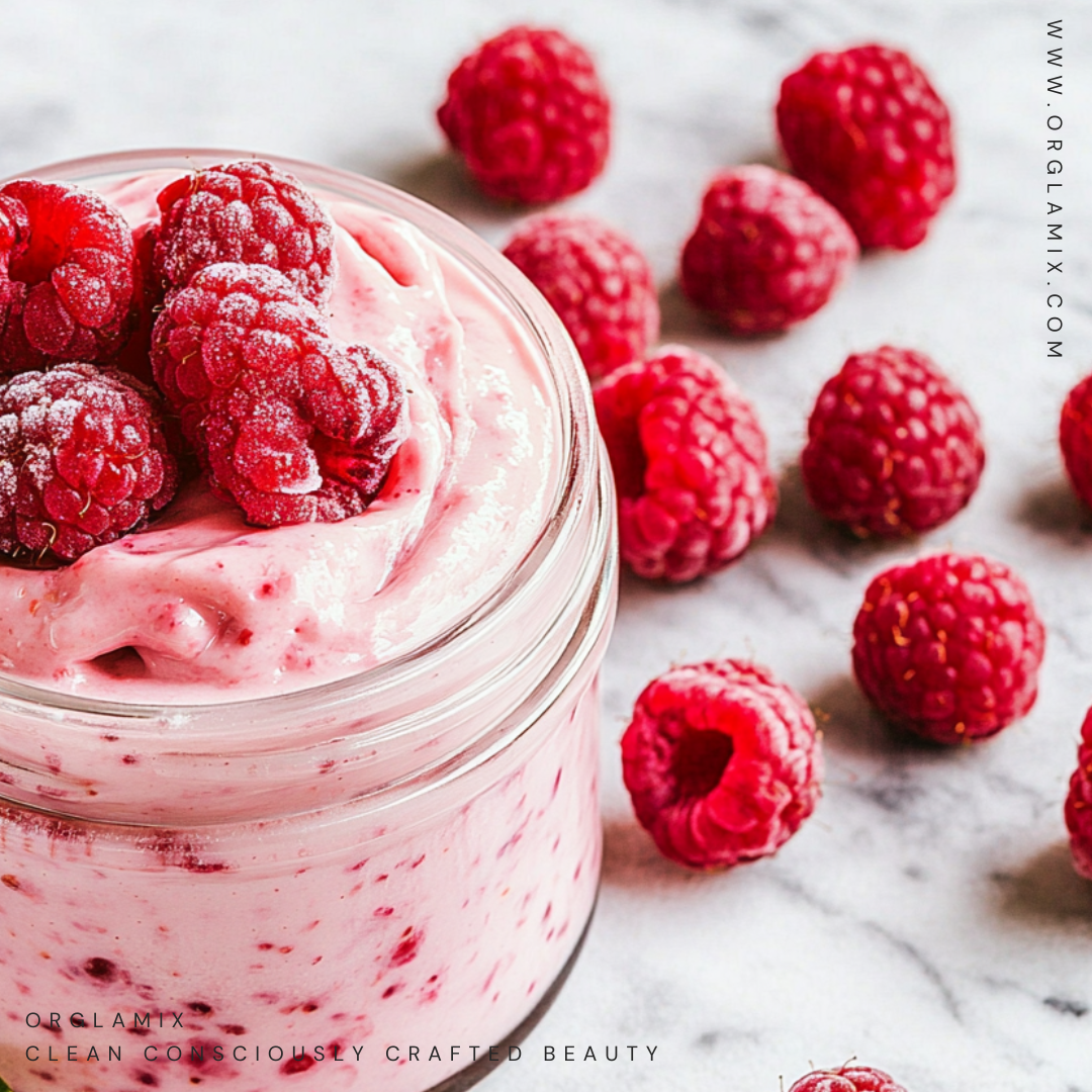 DIY Raspberries + Cream Moisturizer for Silky, Radiant Skin | Orglamix