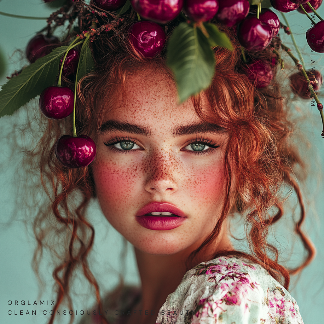 Cherry Coded: 2025’s Berry Kissed Beauty Trend for Luminous Cheeks + Bold Lips | Orglamix