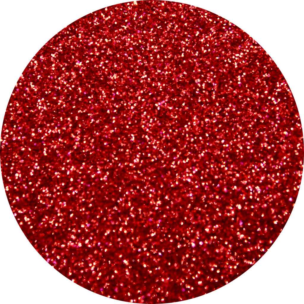 Red + Pink Glitter Makeup