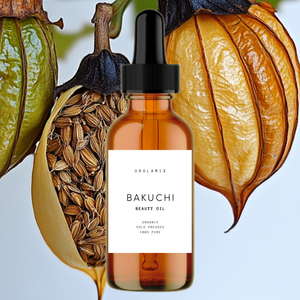 Bakuchi Oil AM + PM Friendly
Unlike traditional retinol, Bakuchi Oil can be used morning and night—no peeling, redness, or sun sensitivity - Orglamix.com