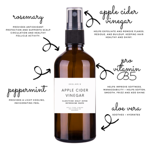 Best ACV Pre-Wash Spray for Scalp Detox + Buildup Removal | Orglamix