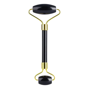Black Obsidian Facial Roller | Tension Relief & Radiant Skin