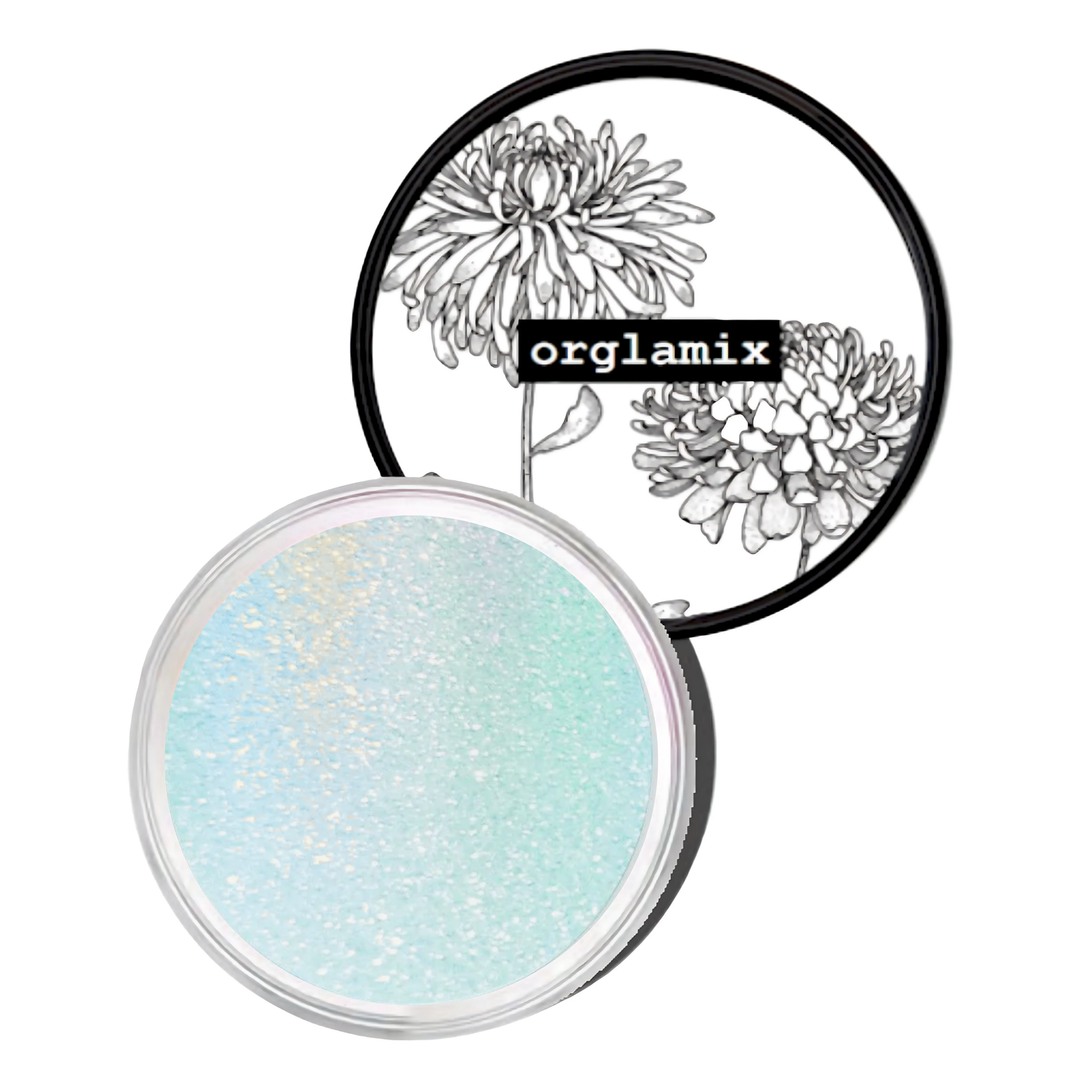 Duochrome Eyeshadow - Blue Duochrome Color Shifting Eye Shadow | Orglamix Mineral Makeup