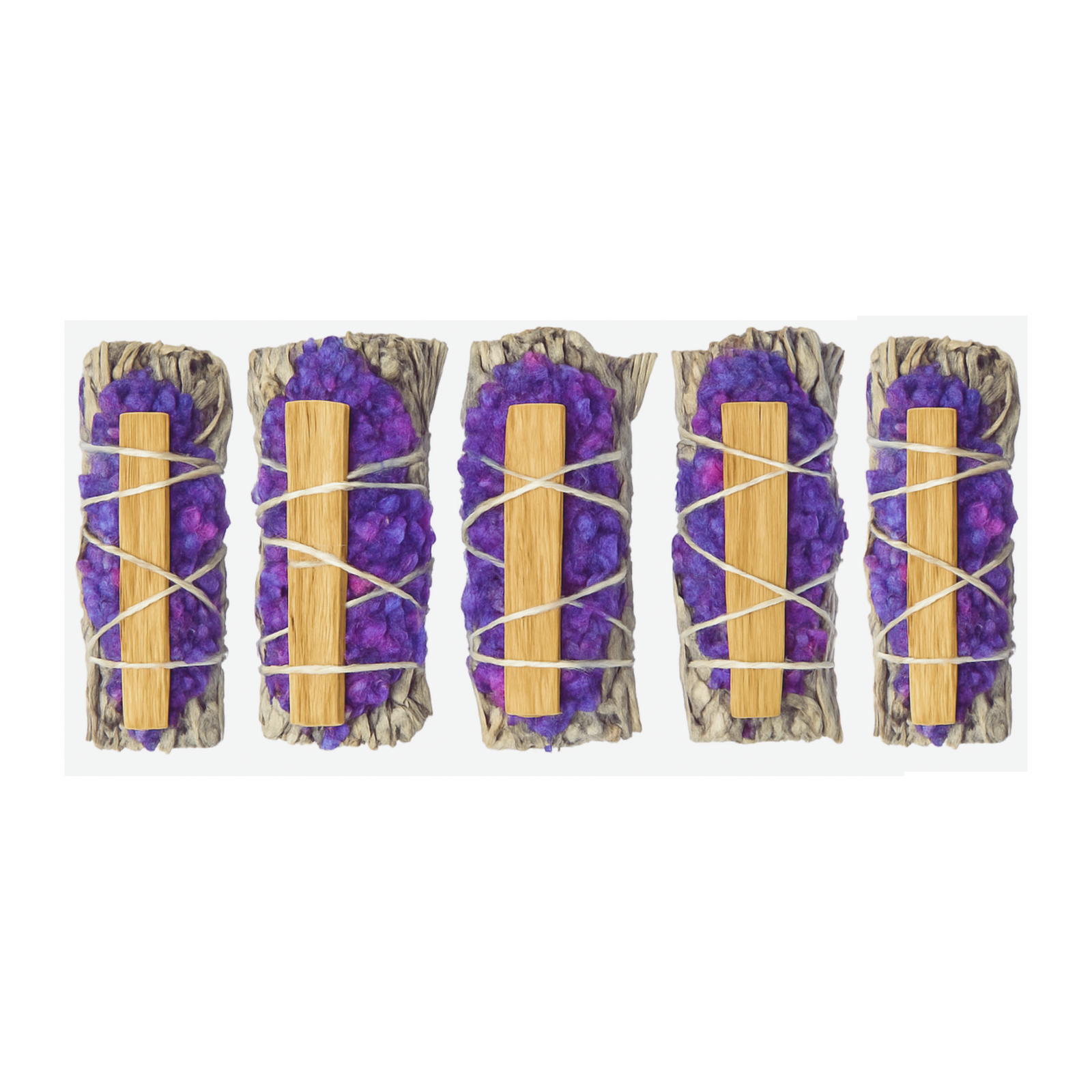 Relax + Vibe Smudge Stick – White Sage, Lavender + Palo Santo | Orglamix