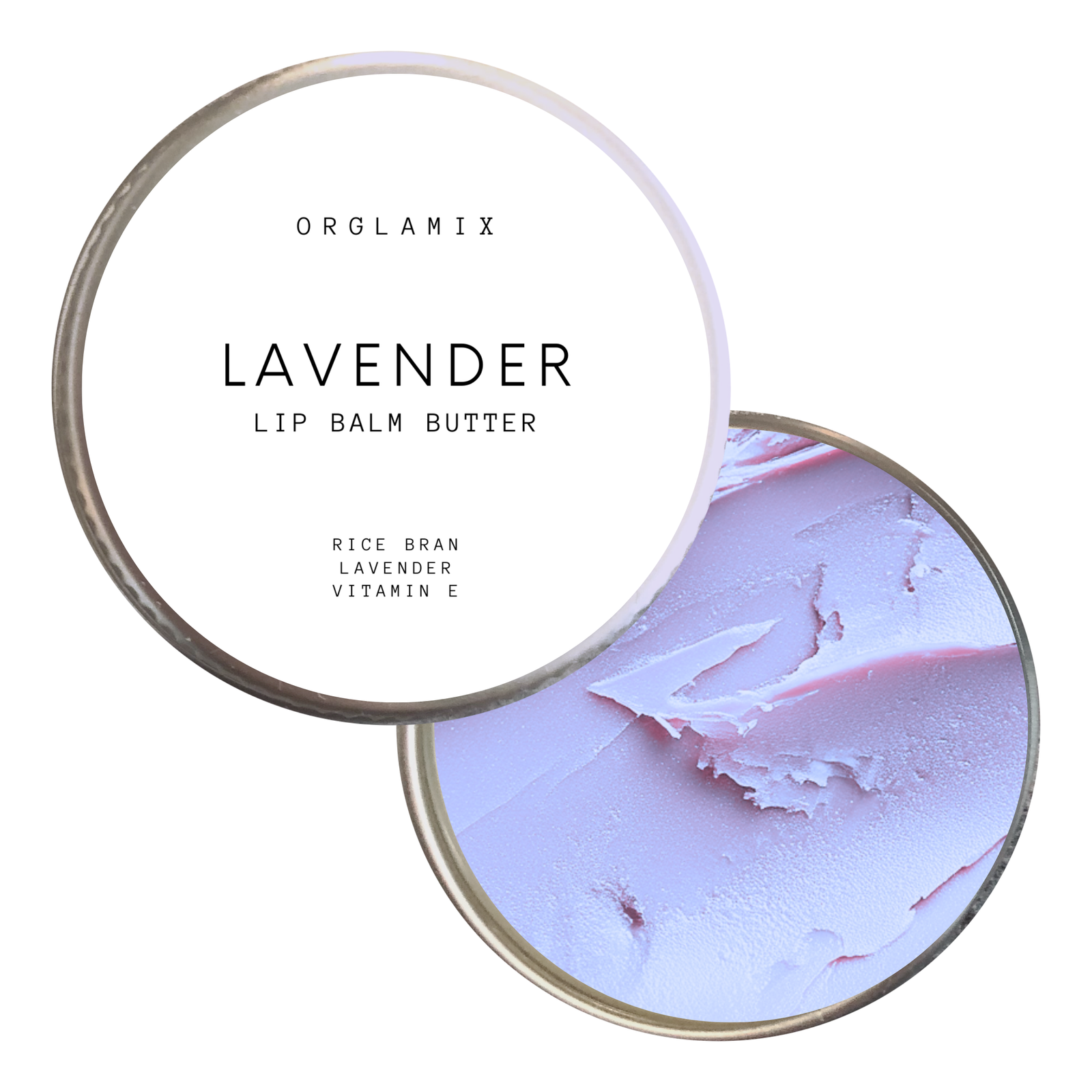 Lavender lip butter balm for dry lips with soothing hydration and overnight repair