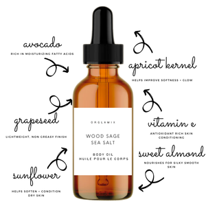 Lightweight Body Oil for Glowing Skin Orglamix