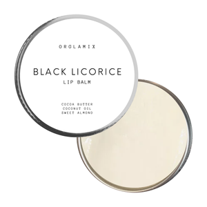 black licorice lip balm