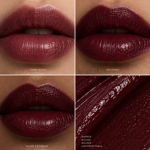 blackened burgundy lip whip natural makeup orglamix