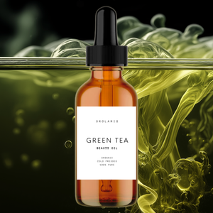 calming skincare green tea oil for skin exposed to environmental stress