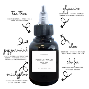 deep clean makeup brush wash