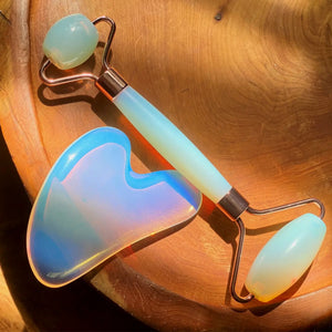 opalite face roller skincare