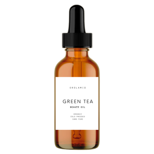 organic green tea seed oil for calming irritated skin