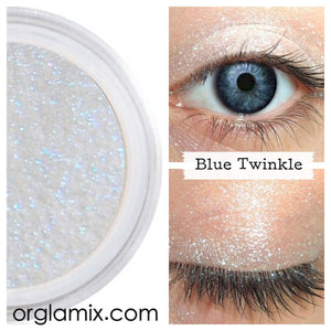 Blue Twinkle Effects Eyeshadow - Cruelty Free Makeup, Best Mineral Makeup, Natural Beauty Products, Orglamix