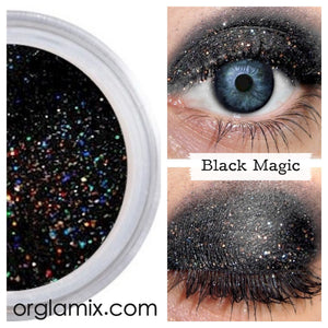 Black Magic Eyeshadow - Cruelty Free Makeup, Best Mineral Makeup, Natural Beauty Products, Orglamix