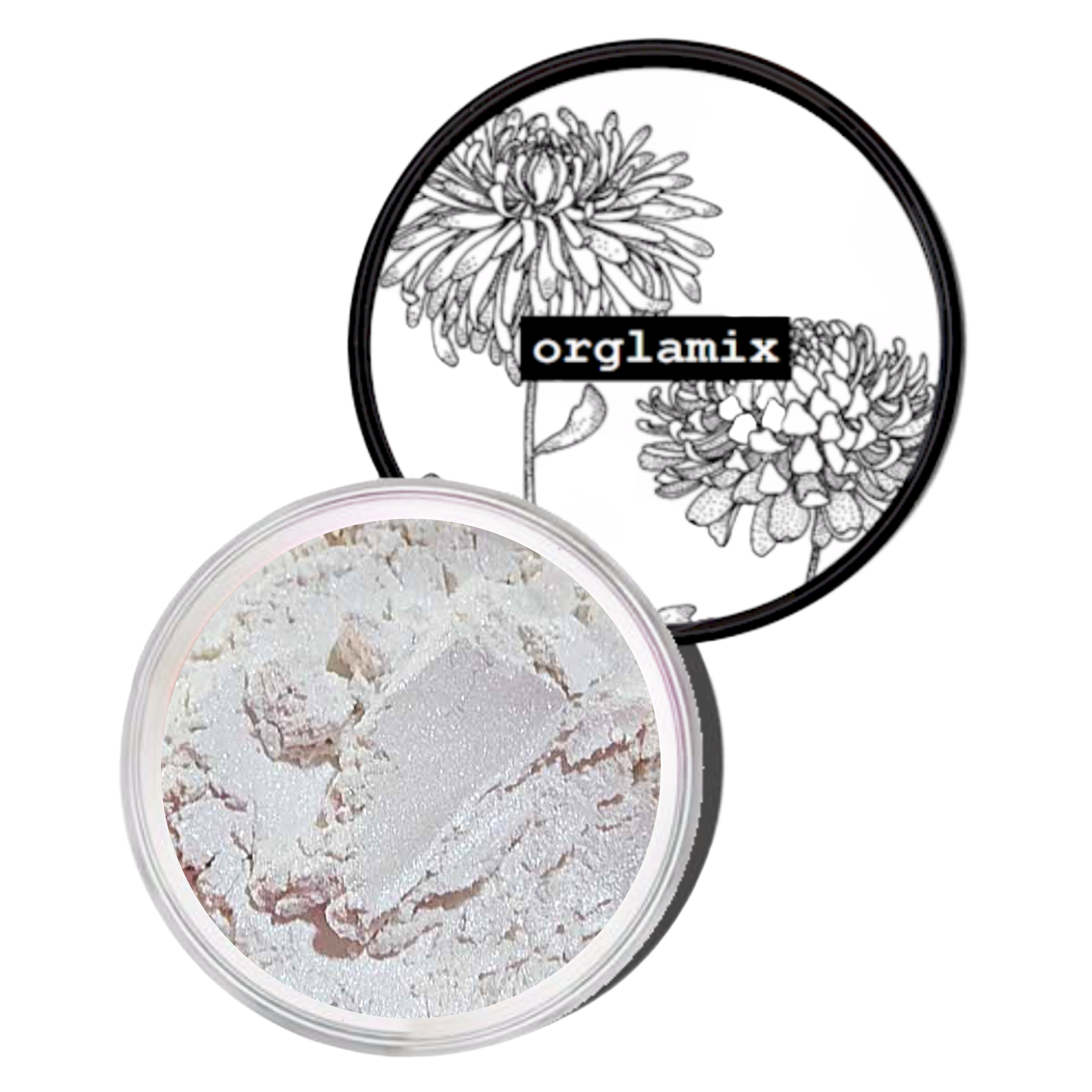 Marshmallow White Shimmer Eyeshadow | Orglamix Natural Marshmallow White Shimmer Eyeshadow | Orglamix Natural