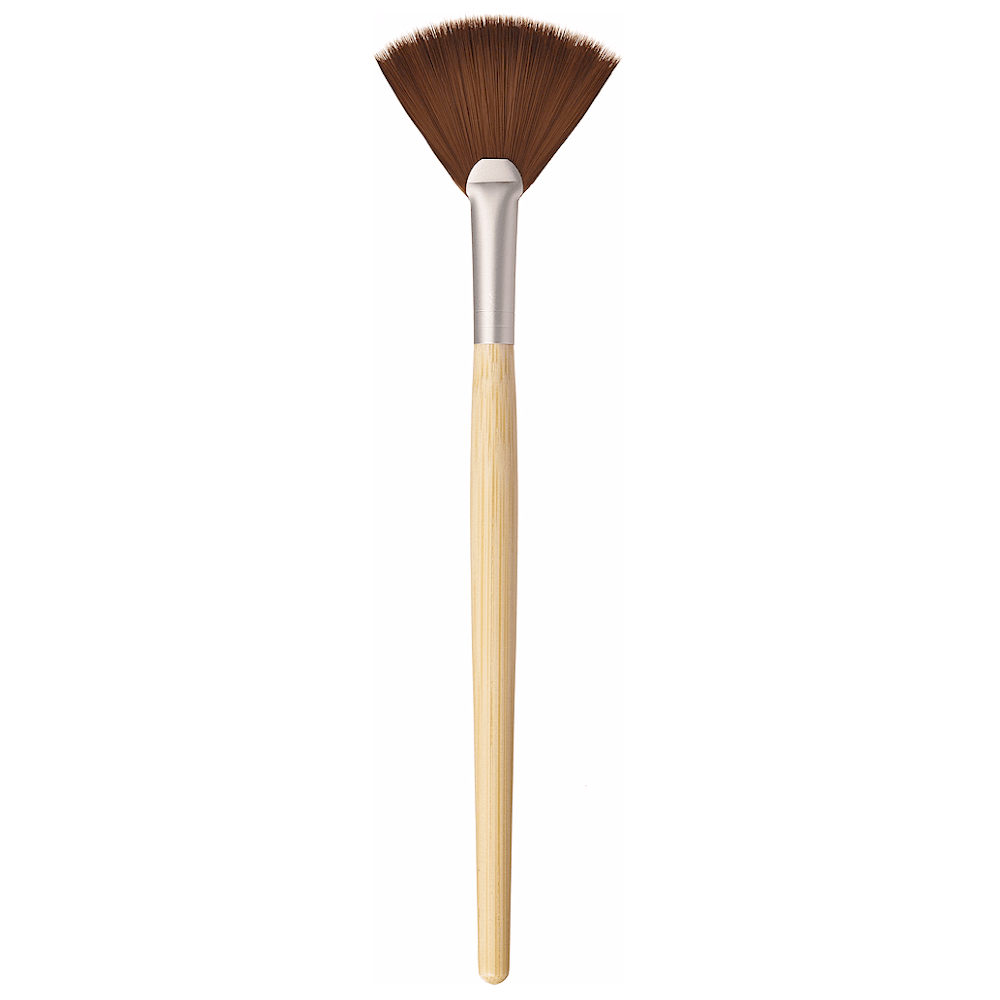 Eco Chic Fan Makeup Brush - Cruelty Free Makeup, Best Mineral Makeup, Natural Beauty Products, Orglamix