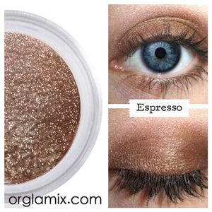Espresso Eyeshadow - Cruelty Free Makeup, Best Mineral Makeup, Natural Beauty Products, Orglamix