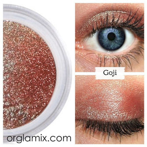 Goji Natural Eyeshadow - Cruelty Free Makeup, Best Mineral Makeup, Natural Beauty Products, Orglamix