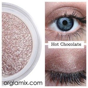 Hot Chocolate Eyeshadow - Cruelty Free Makeup, Best Mineral Makeup, Natural Beauty Products, Orglamix