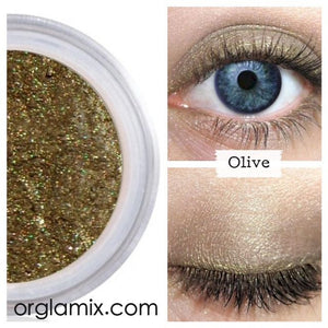 Olive Eyeshadow - Cruelty Free Makeup, Best Mineral Makeup, Natural Beauty Products, Orglamix