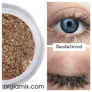 Sandalwood Eyeshadow - Cruelty Free Makeup, Best Mineral Makeup, Natural Beauty Products, Orglamix