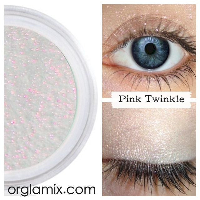 Pink Twinkle Effects Eyeshadow - Cruelty Free Makeup, Best Mineral Makeup, Natural Beauty Products, Orglamix